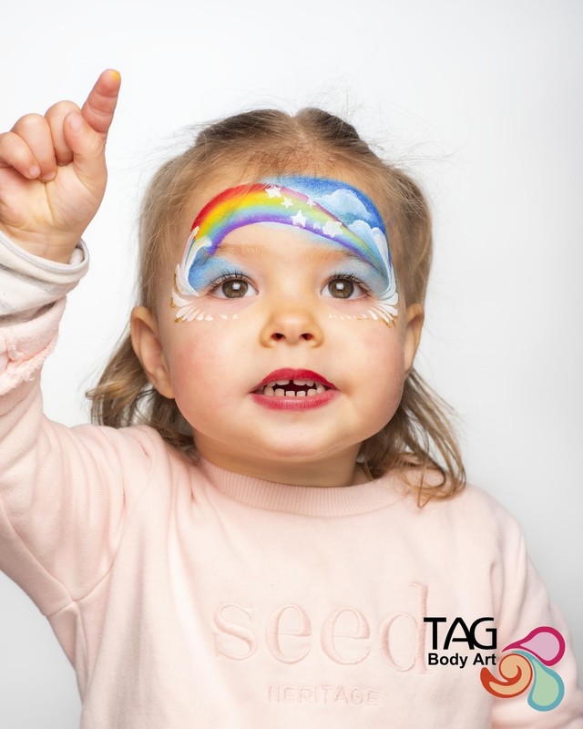 TAG Face and Body Paint - 1 Stroke Split Cake 30g - Petal gallery