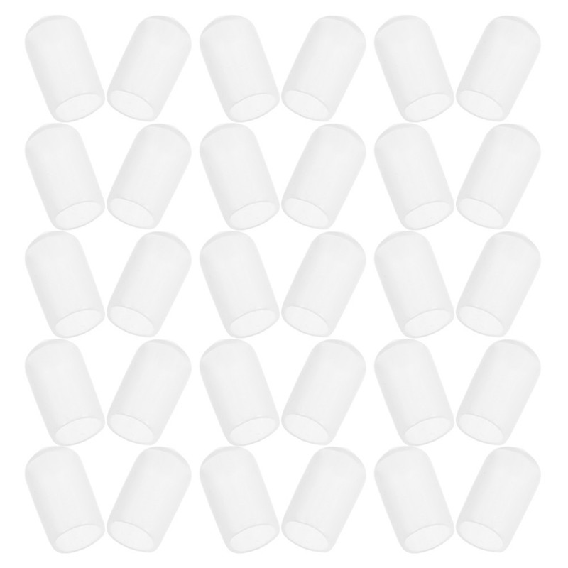 30 Pcs Nozzle Protective Cover Silicone Set Dust Cap Assortment