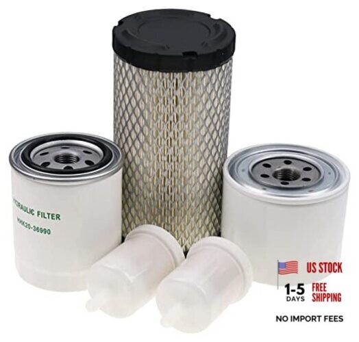 Filter Kit AIR/FUEL/OIL/HYD for Kubota BX22 BX23 BX24 BX25 BX25DLB BX2200