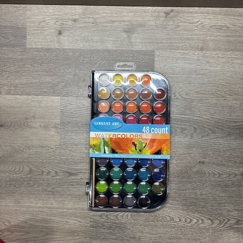Sargent Art 48 Count Watercolors Washable Non-Toxic Multicolor Watercolor Set gallery