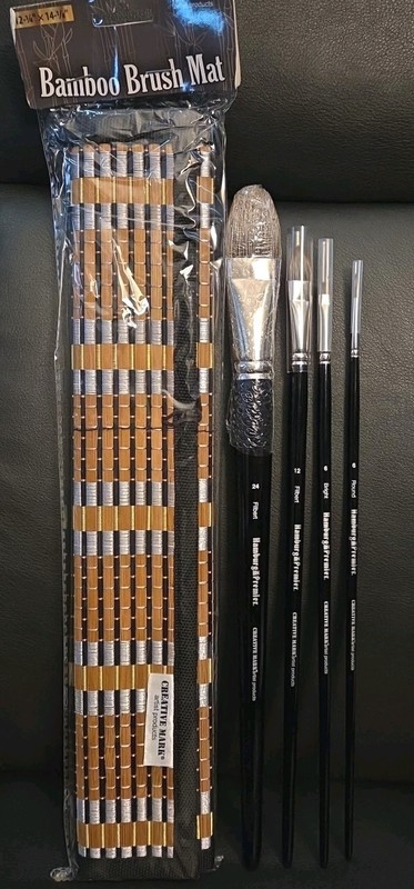 Creative Mark Hamburg Premiere Professional Oil Painting Brushes - Large 5pc NEW gallery