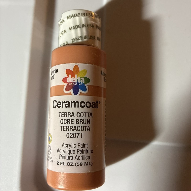 Plaid:Delta Ceramcoat Acrylic Paint 2oz-Terra Cotta