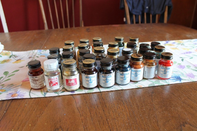 FLOQUIL paint MARINE colors -new old stock set of 31