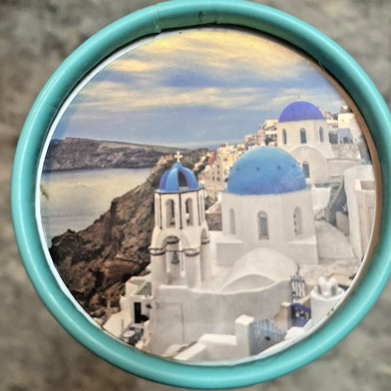 Santorini Greece - Modern Monet Paint by Numbers Kit for Adults-NEW Never Opened