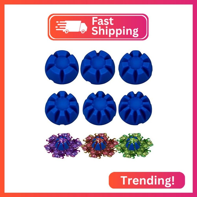 6 Pieces Flower Pour Cup for Paint Pouring 6/7/8/9/10 Slot Acrylic Paint Tools S