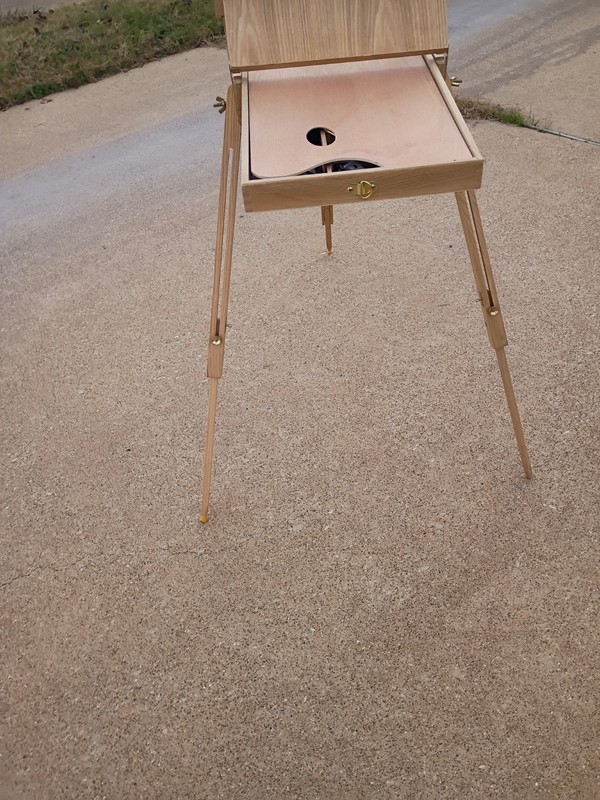 Richeson Full French Easel Artist Hard Wood Painting Art Collapsible gallery