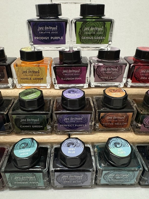 Jane Davenport Creative Juice Ink Collection Lot of 24 Most Unused Full Rare gallery