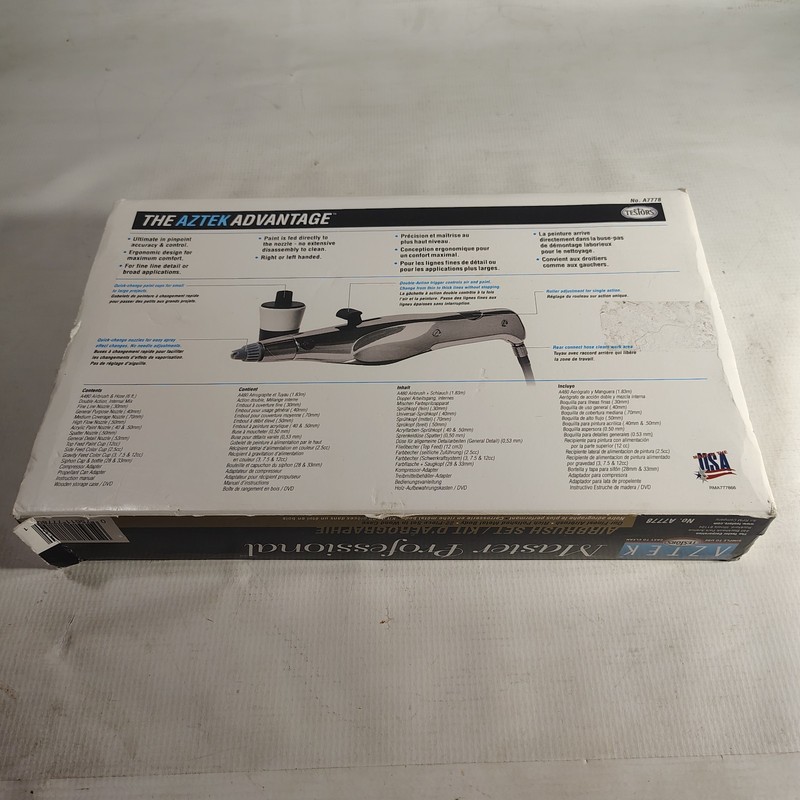 Aztek Master Professional Airbrush Set Supplies A7778 MISSING AIR BRUSH gallery
