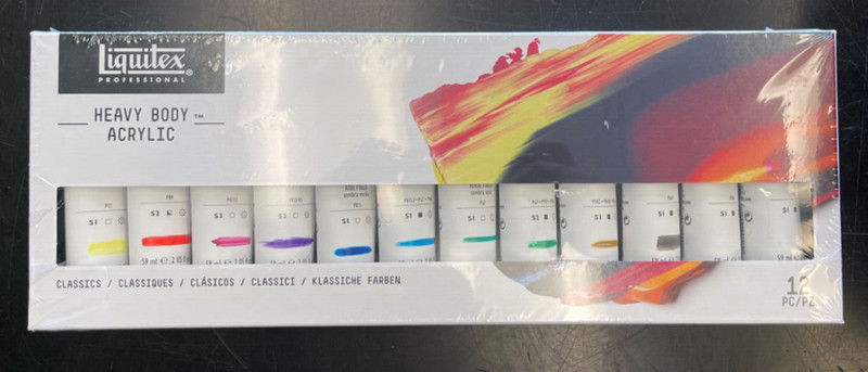Liquitex Professional Heavy Body Acrylic Paint Set, Assorted Classic Colors, Set