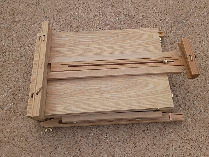 Richeson Full French Easel Artist Hard Wood Painting Art Collapsible gallery