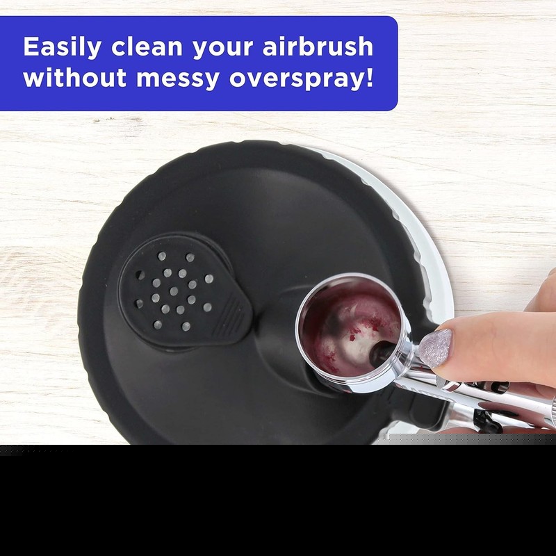 13 Piece Airbrush Cleaning Kit with Glass Holder & 5 Brushes - Artist Essentials gallery