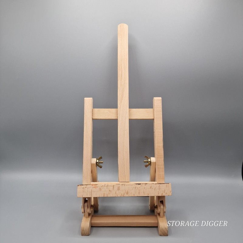 Brown Adjustable Tabletop Wooden Easel Stand Sketch Art Display Easel gallery