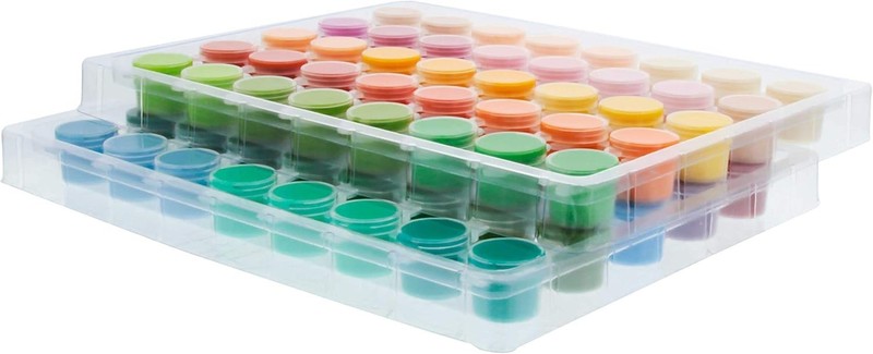Acrylic Paint Set 80 Colors for Canvas Wood Rock Crafts Non-Toxic Art Supplies gallery