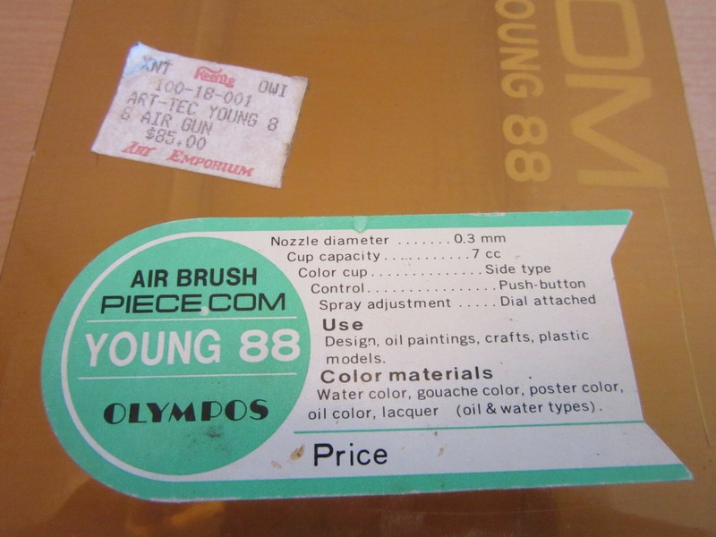 Olympos Air Brush Piece com Young 88 - air brush sprayer in box UNUSED gallery
