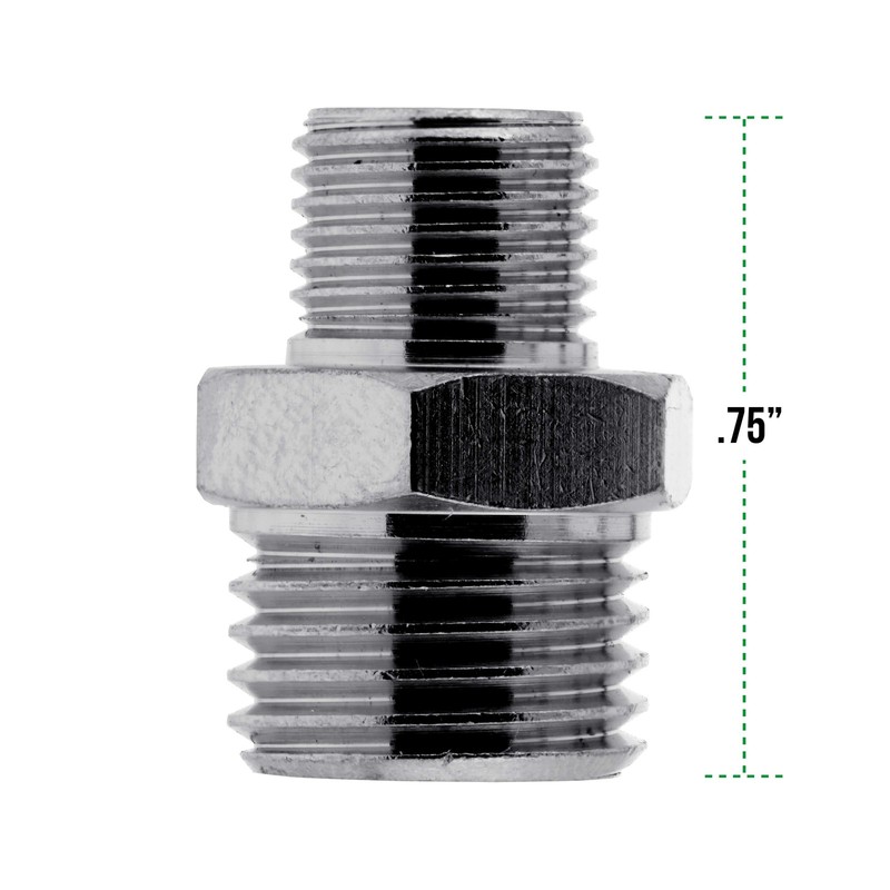 Airbrush Air Hose 1/8" BSP Male to 1/4" BSP Male Fitting Connector Adapter gallery