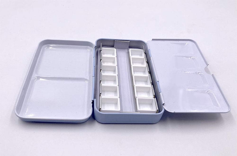 Travel Artist Empty Watercolor Tins Box Palette Paint Case,Small Colorful Tin wi gallery