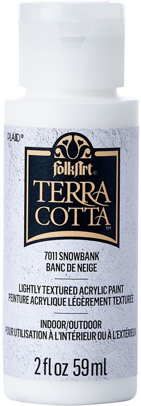 FolkArt Terra Cotta Acrylic Paint 2oz-Snowbank – 3 Pack