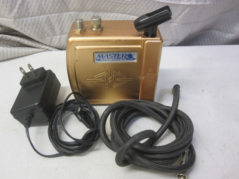 Master Airbrush Multi-Purpose Gold Airbrushing System with AC Adapter & Air Hose