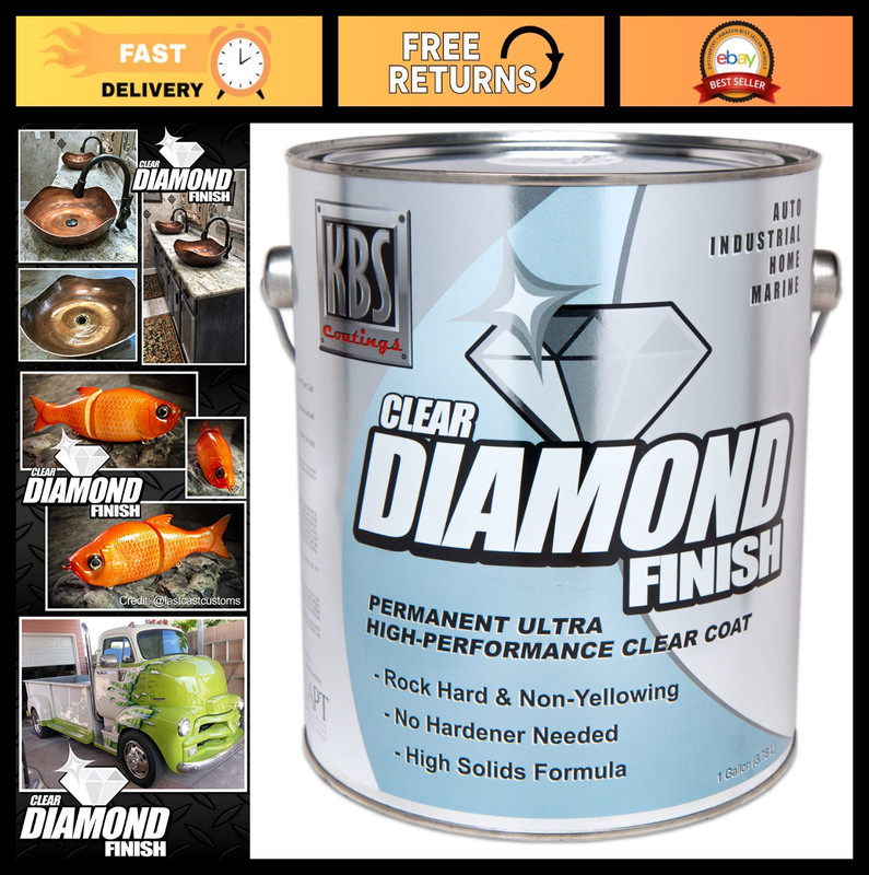 DiamondFinish Clear Coat – High Gloss, Durable, UV Resistant, Easy Application