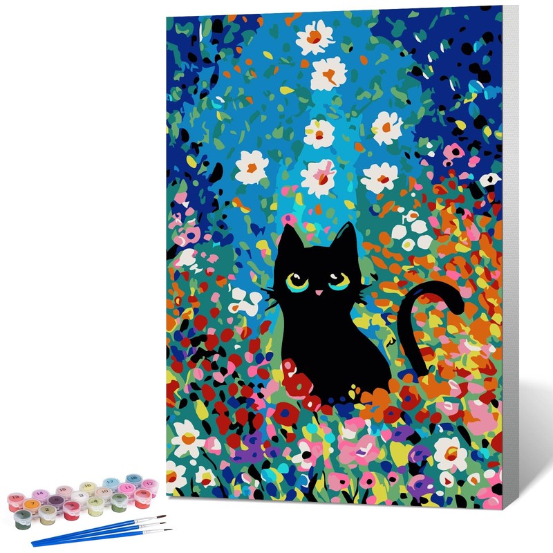 Paint by Numbers Kit for Adults Beginner & Kids Ages 8-12 with Wooden Frame E…