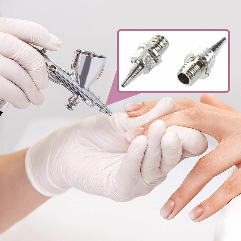 1 Set 0.2/0.3/0.5mm Airbrush Nozzle Needle Replacements for Airbrushes Spray Gun
