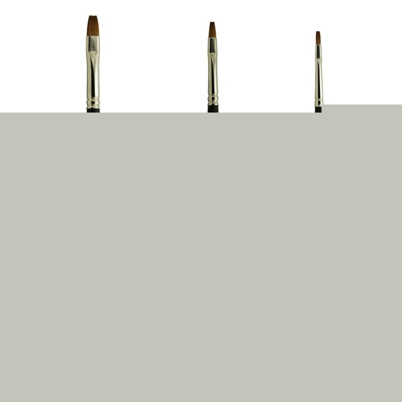 AS-86 Kolinsky Pure Sable Shader Brush Set 3 pcs