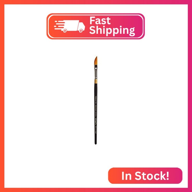 KINGART Premium Original Gold 9800-1/4 Dagger Striper Series Artist Brush, Golde