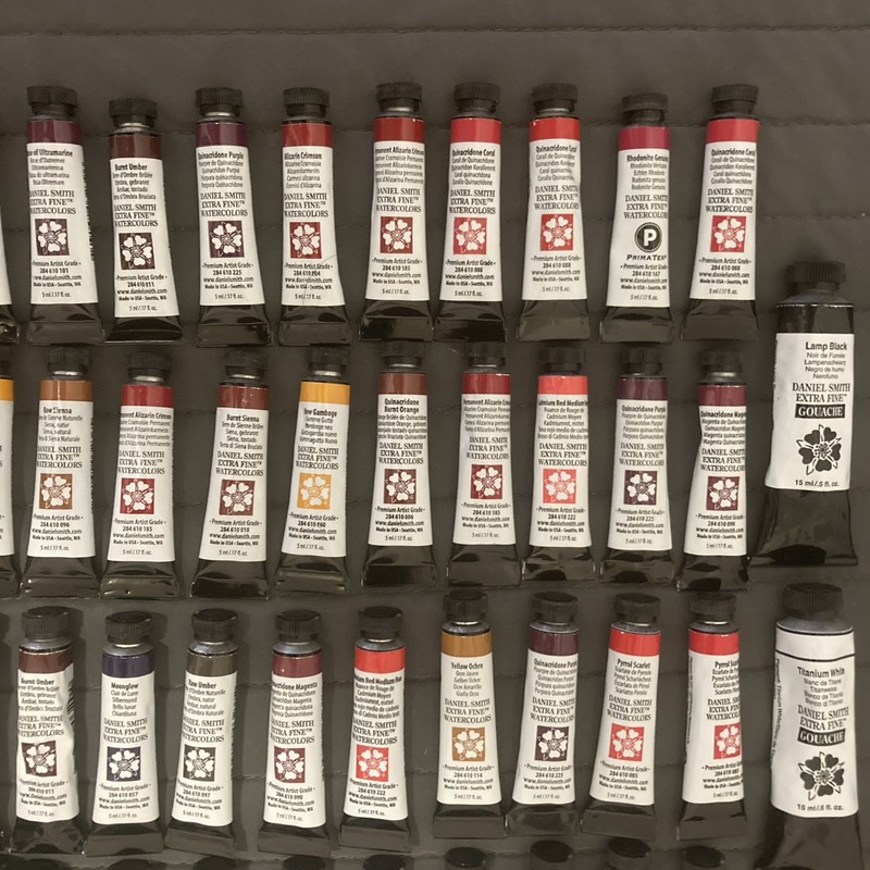Lot of 105 - Daniel Smith Extra Fine Watercolors Paint - 5ml + 15ml - NEW H104 gallery