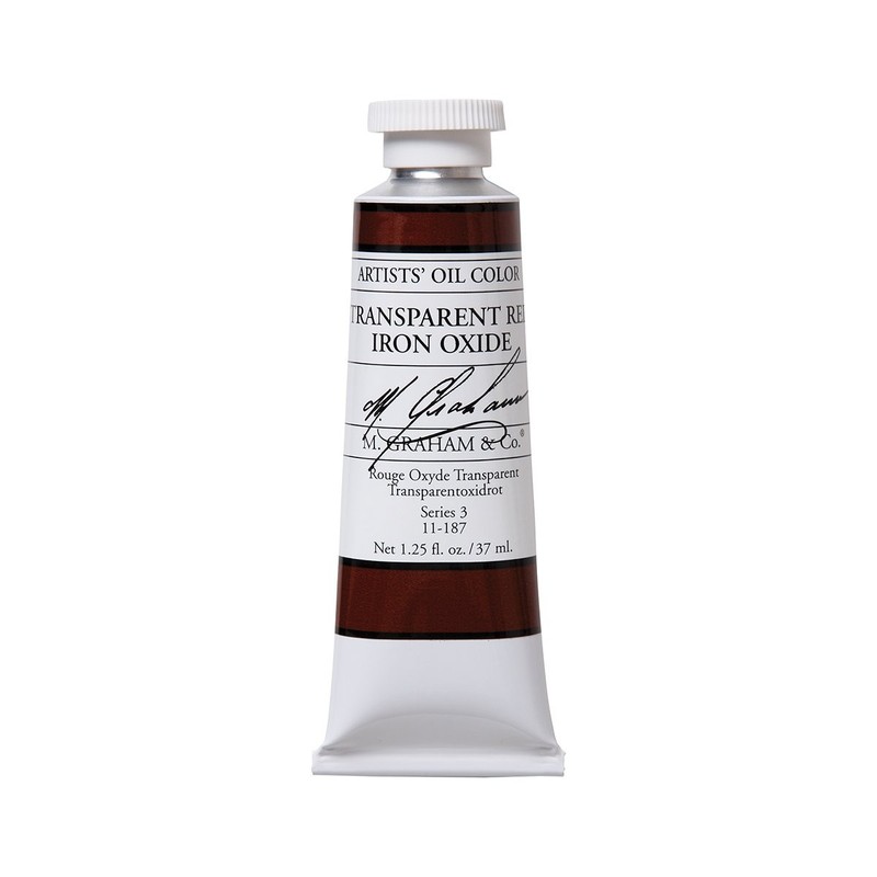M. Graham & Co. Artist Oil 1.25 Fl Oz (Pack of 1), Transparent Red Iron Oxide