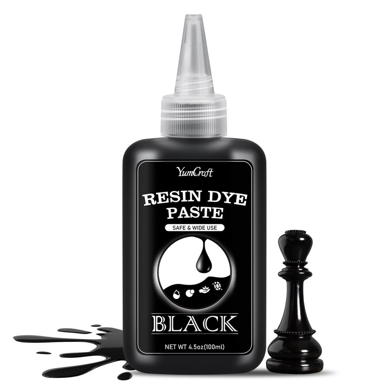 Black Epoxy Resin Pigment Paste – 4.5oz Concentrated Dye