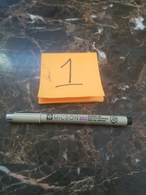 Pigma Micron 003 (0.15mm) Black. Sakura. Shipping Included