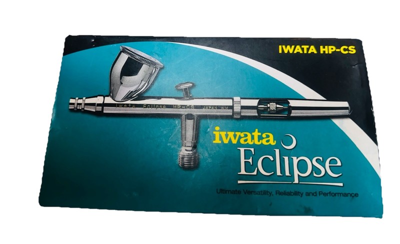 IWATA Eclipse HP-CS Gravity Feed Dual Action Airbrush Made in Japan RL ECL 4500