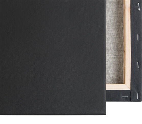 Economy Stretched Canvas Panels : 16X20 5/8" Econo Black 1pc.