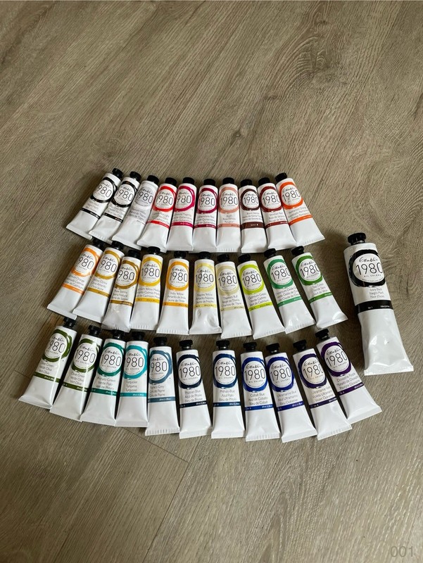 Lot of 32 Gamblin 1980 Oil Paint 37+150 mL TUBES – BRAND NEW