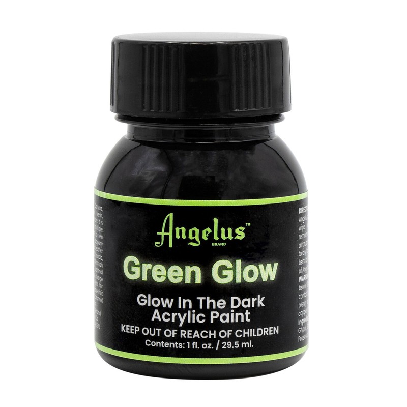 Angelus Green Glow – Glow in the Dark Acrylic Leather Paint (1 oz)