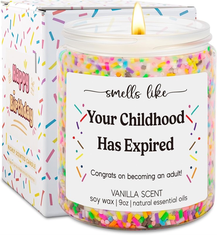 GSPY 18th Birthday Candles – Gifts for Girls, Boys – Multicolor