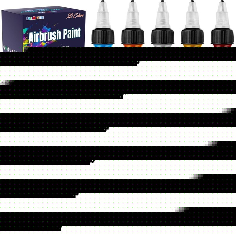 FansArriche Airbrush Paint Set, 20 Colors Acrylic Air brush Paint Kit, Ready…