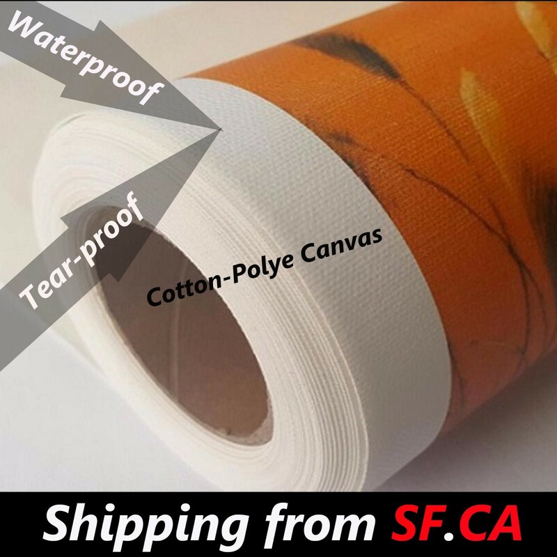36"x40'，Profession Waterproof Polyester Cotton Inkjet Printable Art Matte Canvas gallery