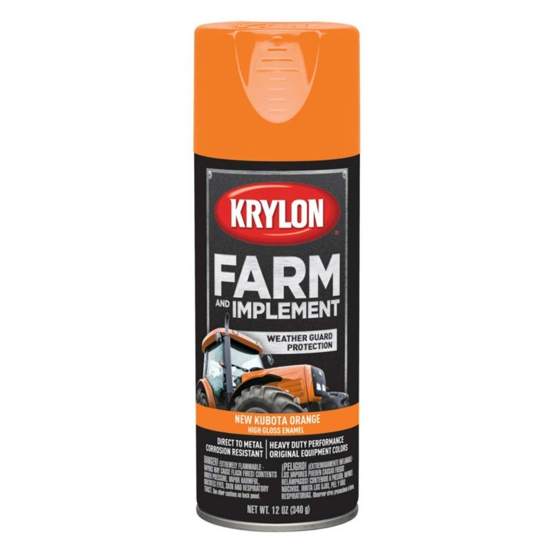 Universal Touch Up Paint Kit New Kubota Orange Farm Implement Spray Paint