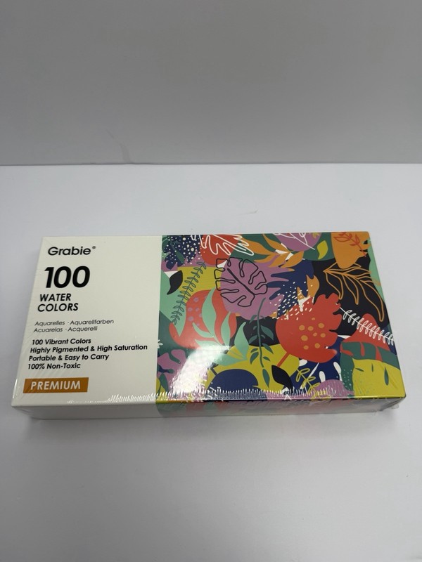 Grabie 100 Colors Watercolor Paint Set，Pack of 50 Regular, 35 Metallic, 10 Ma…