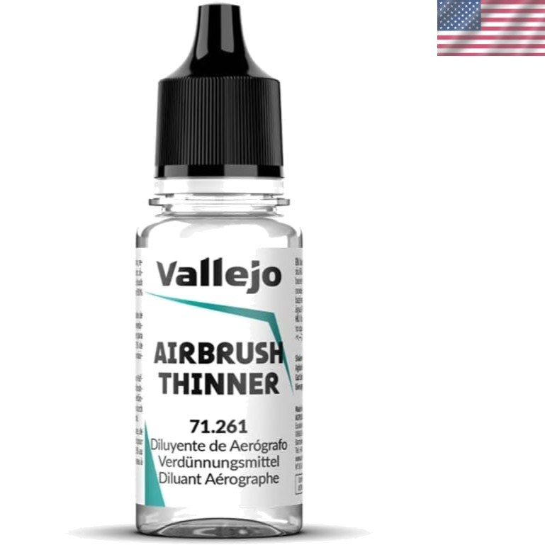 Waterproof Acrylic Airbrush Thinner – Safe & Reliable 18 ml Formula for Artists
