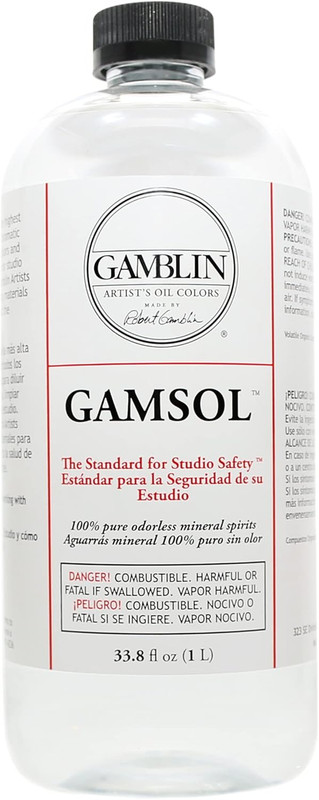 Artists' Grade Gamsol Oil Color Size: 1 Liter, 33.8 Fl. Oz. gallery