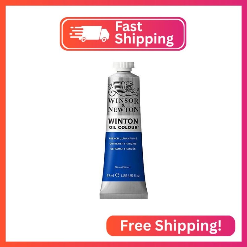 Winton Oil Paint 37ml Tube: French Ultramarine