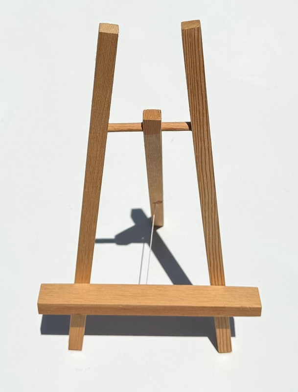 Wood Foldable Small Desk Photo Arts Display Easel Stand 11.75 in. Tall