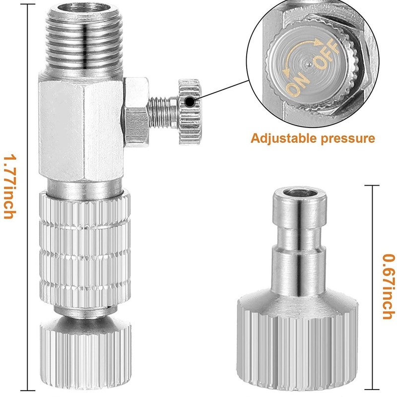 15 Pieces Airbrush Adapter Kit Rustproof Including 1/8 inch Male Connectors gallery