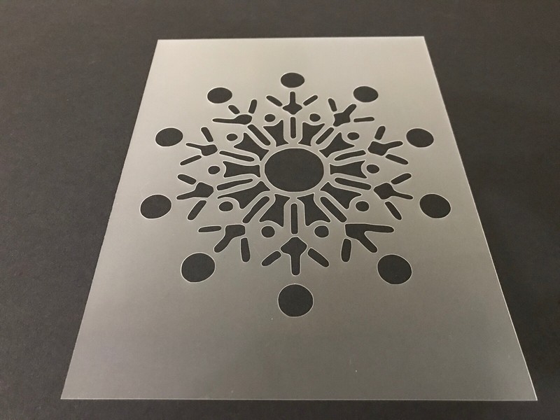 Snow Flake #9 Stencil 10mm or 7mm Thick, Christmas, Santa, Snow Flake, Holiday