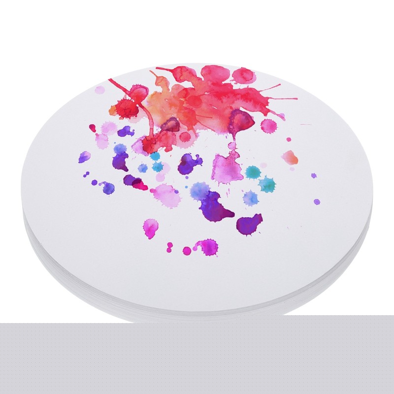 10″ Watercolor Paper Bulk, 50 Sheets Water Color Paper Cold Press Paint Paper