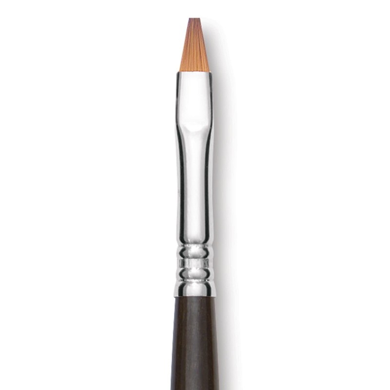 Escoda Prado Tame Synthetic Brush -filbert, Long Handle, Size 6