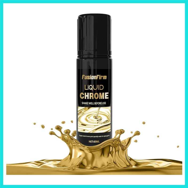 Liquid Leaf Paint – Alcohol-Based Airbrush Paint – High Gloss Finish Gold 2 F…