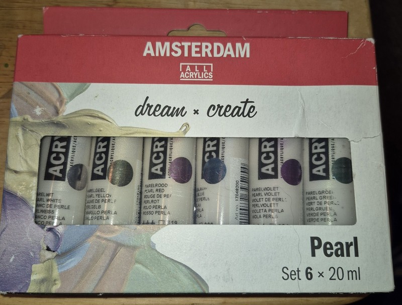 Acrylic Standard Series Paint Set 6X20Ml, Pearl